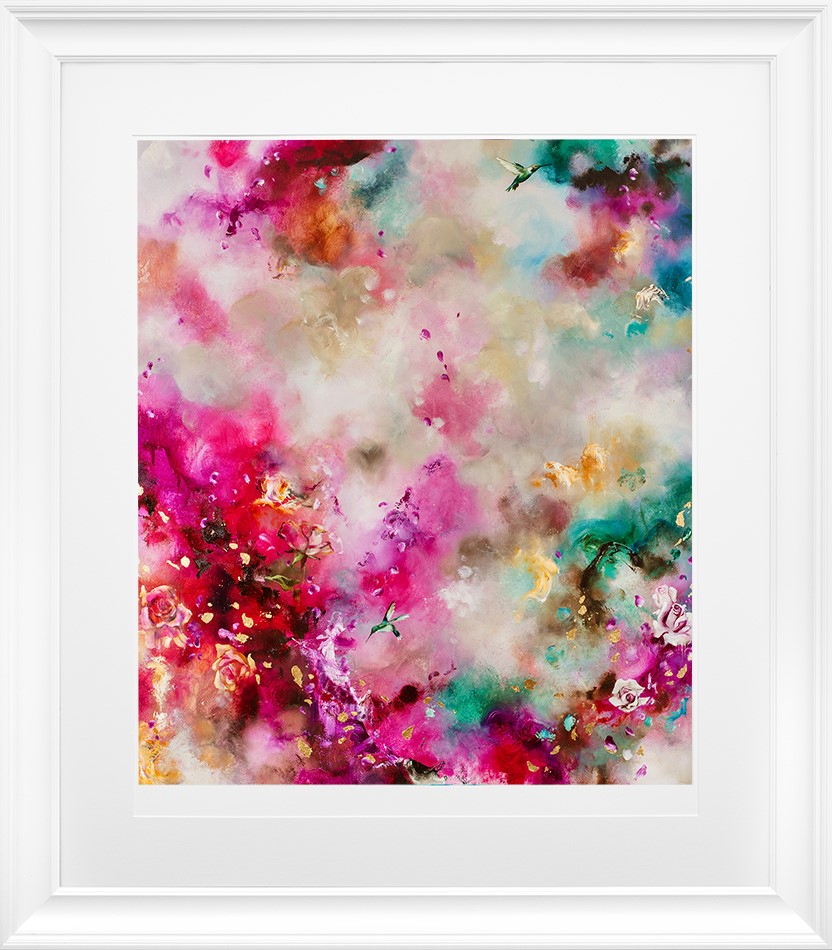 Transcend I Framed Print on Paper by Artist Katy Jade Dobson