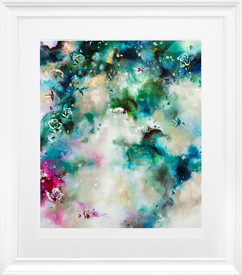 Transcend II Framed Print on Paper by Artist Katy Jade Dobson