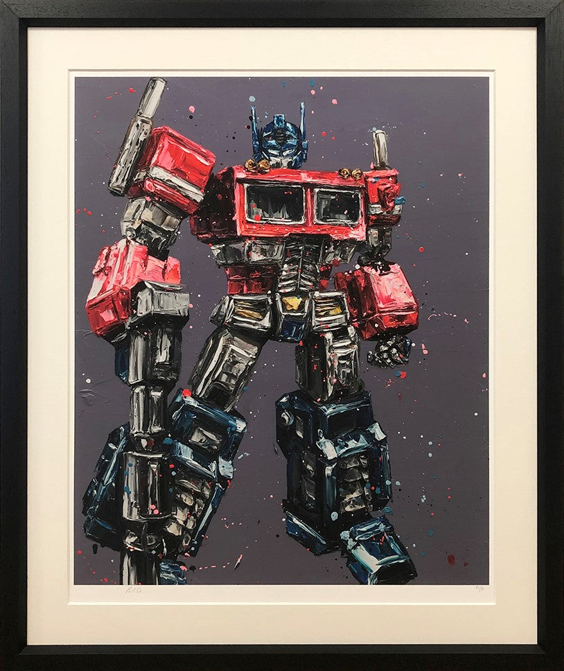 Transform And Roll Out Framed Print on Paper by Artist Paul Oz