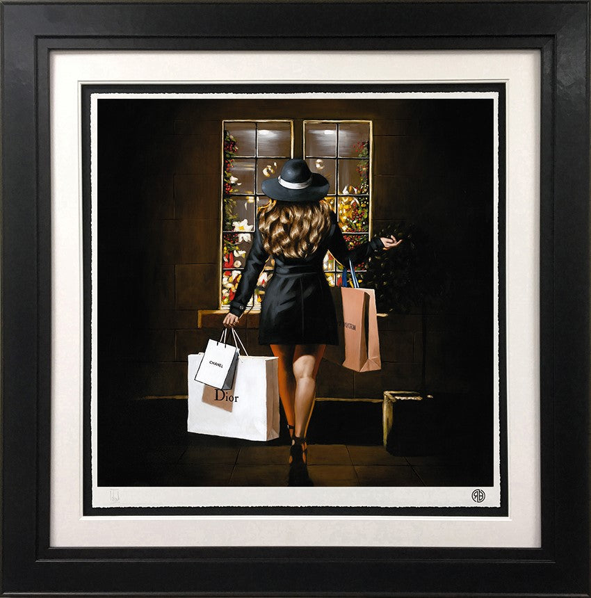 Treat Yourself Framed Print on Paper by Artist Richard Blunt