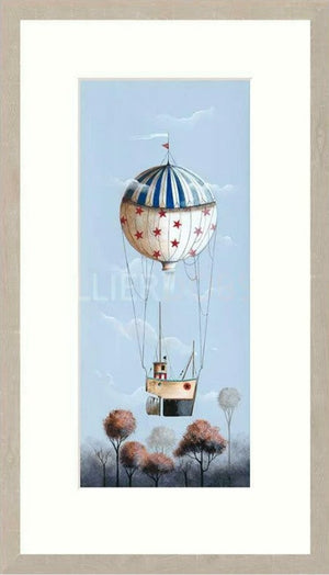 Treetops Signed Framed Limited Edition Print on Paper by Artist Gary Walton