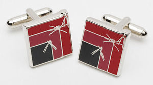 Tres Diablos Cufflinks by Artist Govinder Nazran