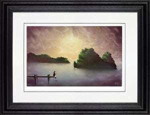 True Love Framed Print on Paper by Artist Mackenzie Thorpe