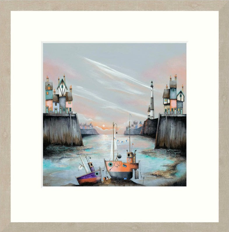 Twilight Signed Framed Limited Edition Print on Paper by Artist Gary Walton