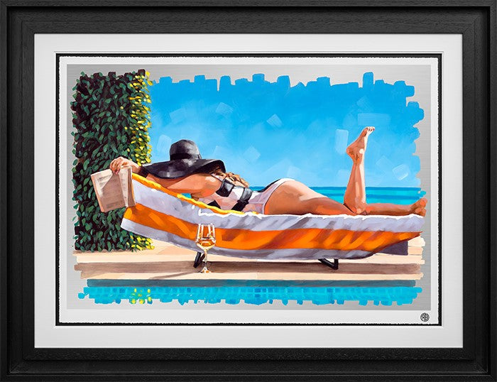 Two Weeks With Pay Framed Print on Paper by Artist Richard Blunt