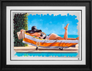 Two Weeks With Pay Framed Print on Paper by Artist Richard Blunt