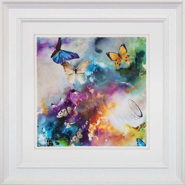 Ugly Butterfly I Framed Print on Paper by Artist Katy Jade Dobson