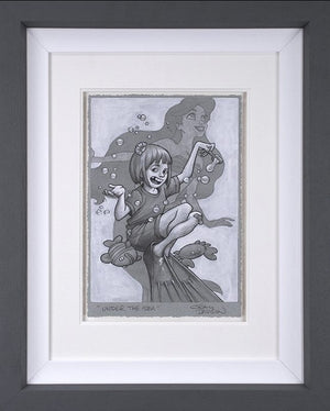 Under The Sea Framed Signed Limited Edition Print on Paper by Artist Craig Davison