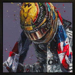 Union Lewis III Framed Limited Edition Embellished Boxed Canvas by Artist Paul Oz