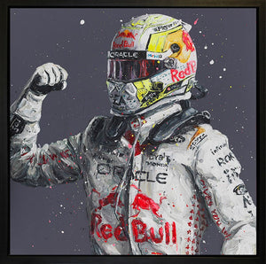 Viva Las Vegas Framed Limited Edition Embellished Boxed Canvas by Artist Paul Oz