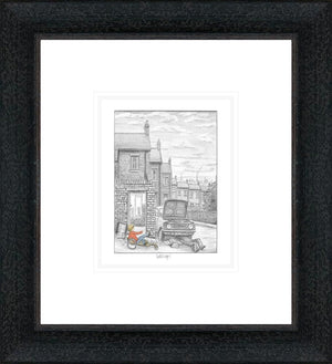 Wallop Signed Framed Limited Edition Print on Paper by Artist Leigh Lambert