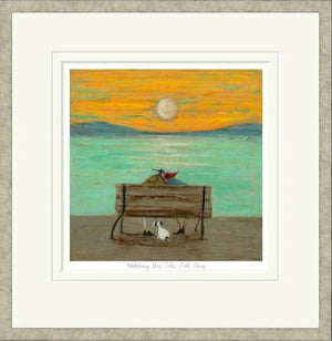 Watching The Tide Roll Away Signed Framed Limited Edition Print on Paper by Artist Sam Toft