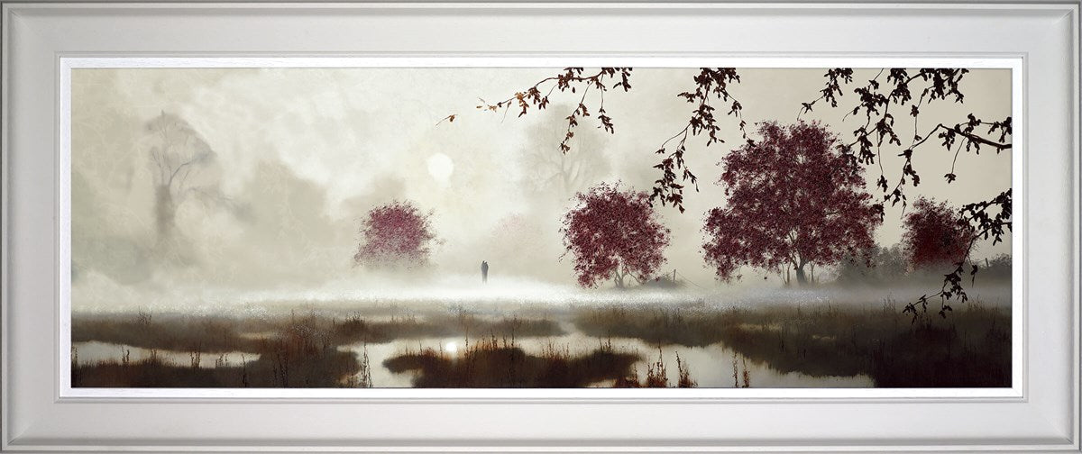 Waters Edge Framed Print on Board by Artist John Waterhouse