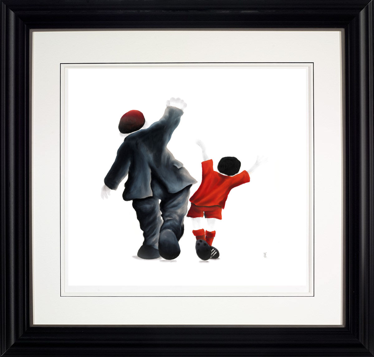 We Are The Champions Framed Print on Paper by Artist Mackenzie Thorpe