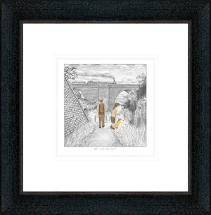 We Timed That Right Signed Framed Limited Edition Print on Paper by Artist Leigh Lambert