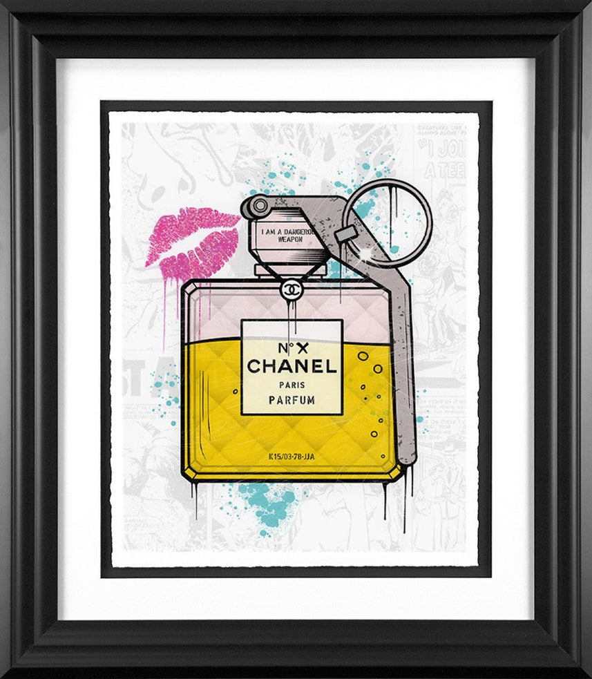 Weapon No5 Framed Limited Edition Print on Paper by Artist JJ Adams