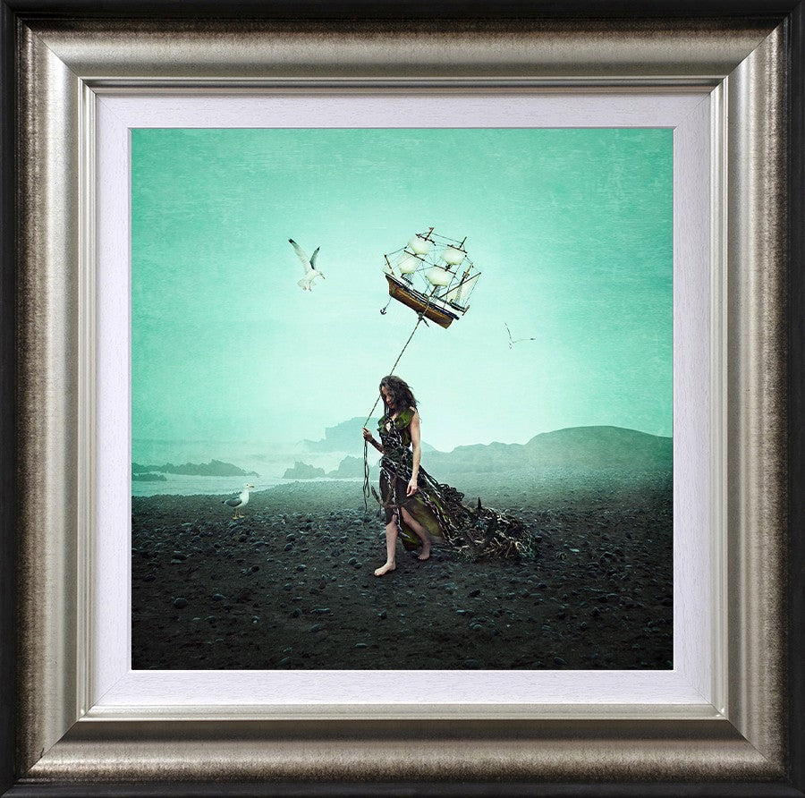 Wendy Framed Signed Limited Edition Print on Paper by Artist Michelle Mackie