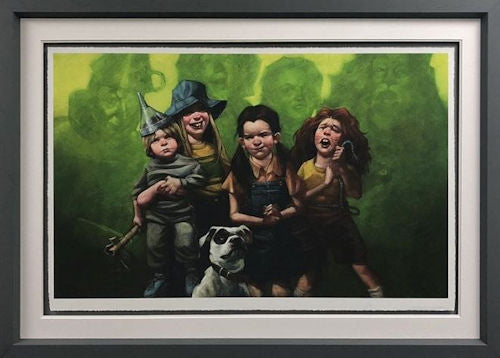 Were Off To See The Wizard Framed Print on Paper by Artist Craig Davison