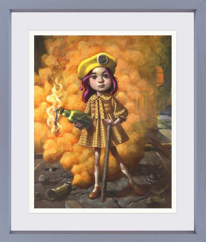 Weve Been Crying Now For Much Too Long Framed Print on Paper by Artist Craig Davison