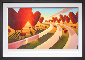 When Love Comes Around Framed Limited Edition Print on paper by Artists Derrick Fielding 