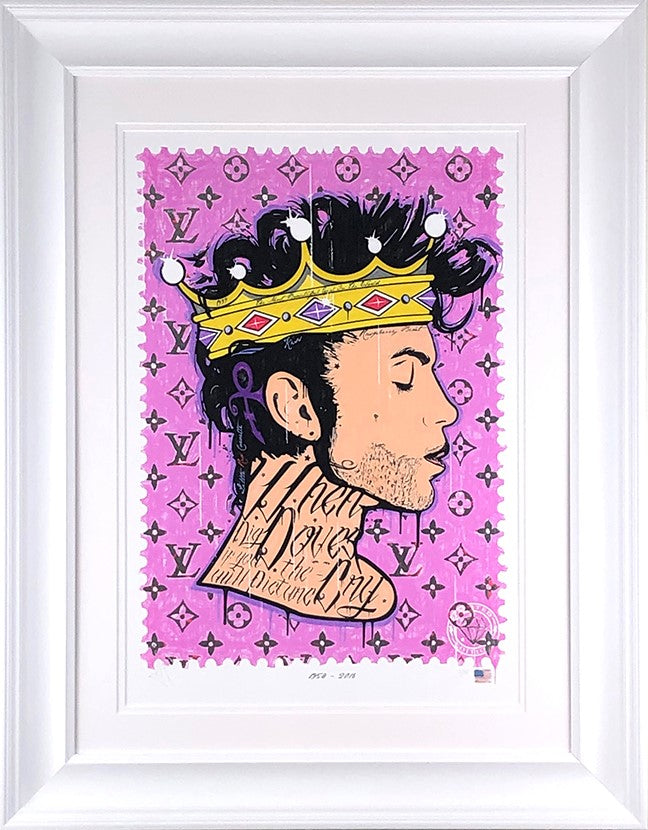 Where Doves Cry Framed Print on Paper by Artist JJ Adams