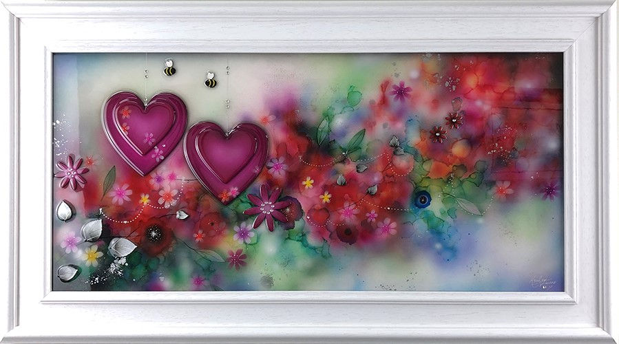 Where Love Grows Framed Print on Paper by Artist Kealey Farmer