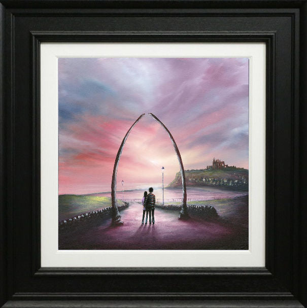 Whimsical Witby Signed Framed Limited Edition Print on Board by Artist Danny Abrahams