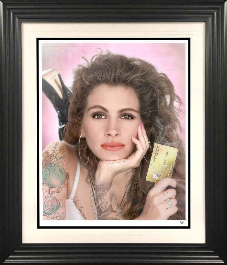 White Knight Exclusive Framed Limited Edition Print on Paper by Artist JJ Adams