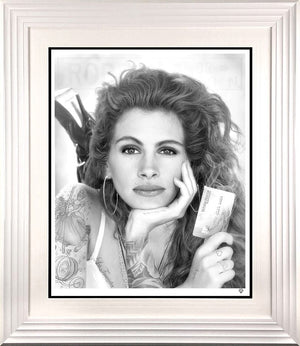 White Knight Exclusive Framed Limited Edition Print on Paper by Artist JJ Adams