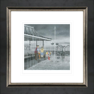 Who's Idea Was This Framed Print on Paper by Artist Leigh Lambert