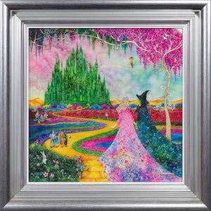 Wicked Signed Framed Limited Edition Mixed Media Print on Board by Artist Kerry Darlington