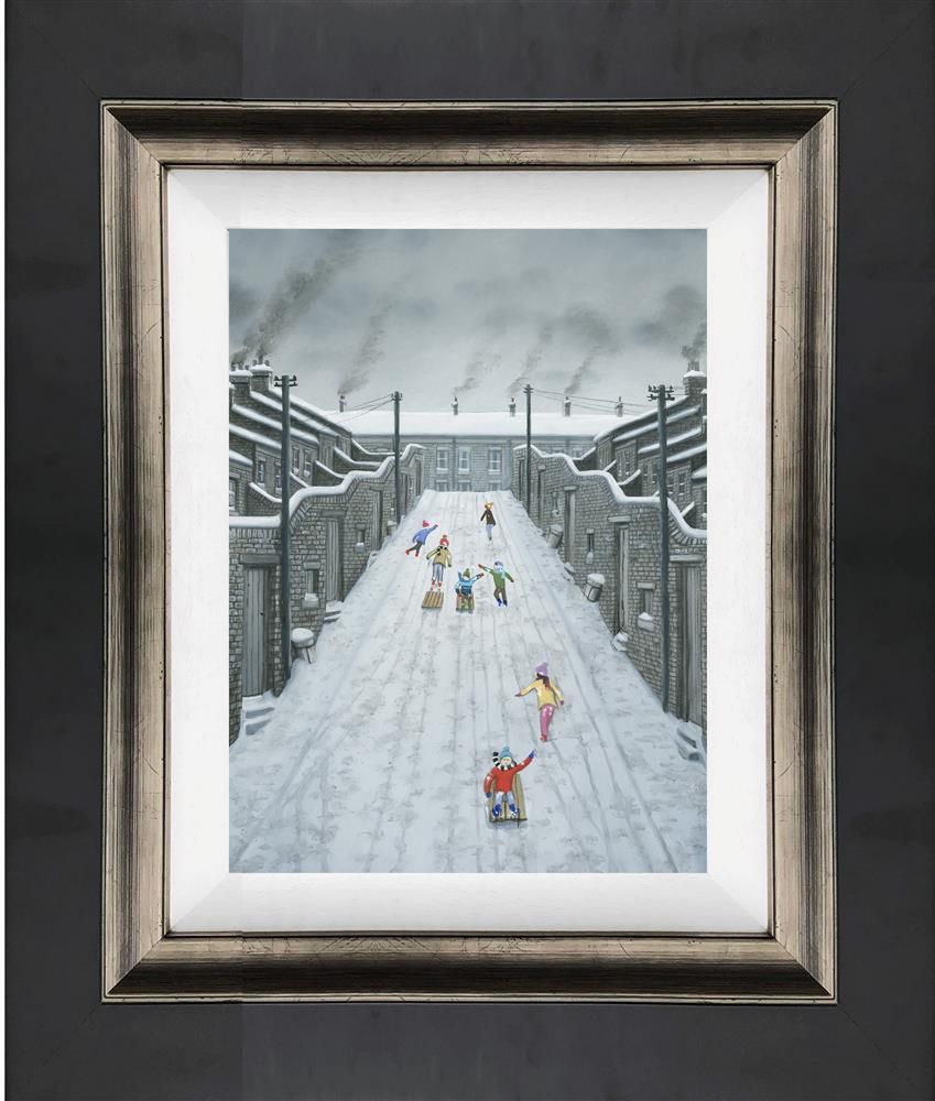 Winner By A Mile Framed Print on Board by Artist Leigh Lambert