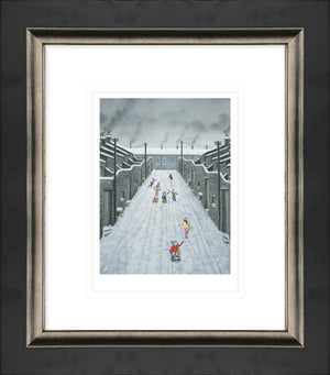 Winner By A Mile Framed Print on Paper by Artist Leigh Lambert