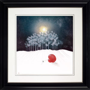 Winter Frost Framed Print on Paper by Artist Mackenzie Thorpe