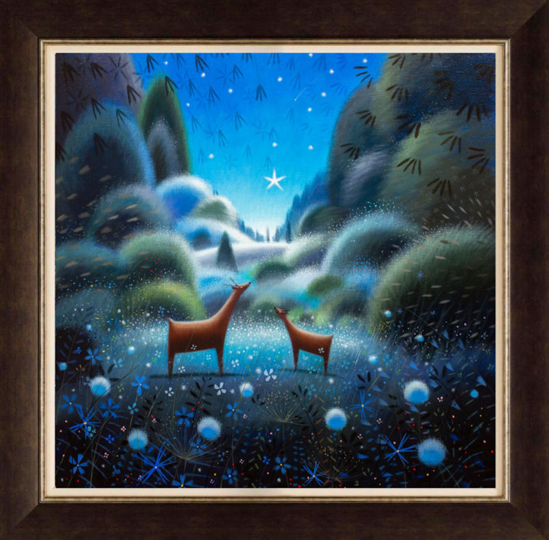 Wish Upon a Star Framed Print on Board by Ryder