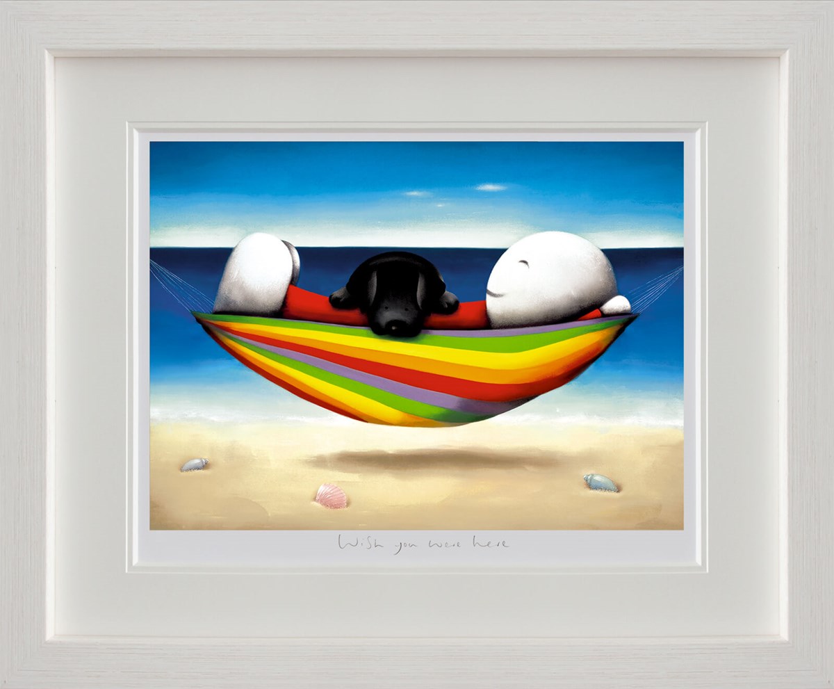 Wish You Were Here Framed Print by Artist Doug Hyde