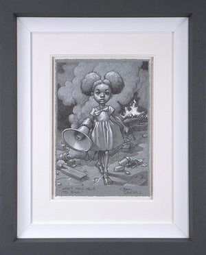 Won't You Help To Sing - Sketch Framed Signed Limited Edition on Paper by Artist Craig Davison