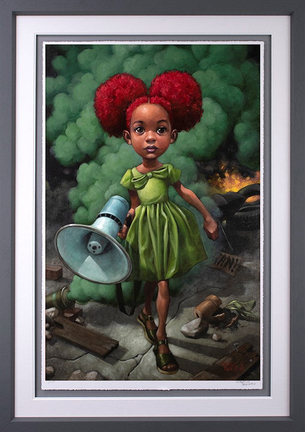 Won't You help To Sing Framed Print on Paper by Artist Craig Davison