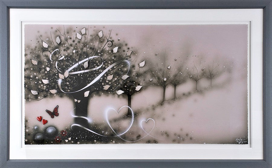 Wrapped Up In Love Framed Print on Paper by Artist Kealey Farmer