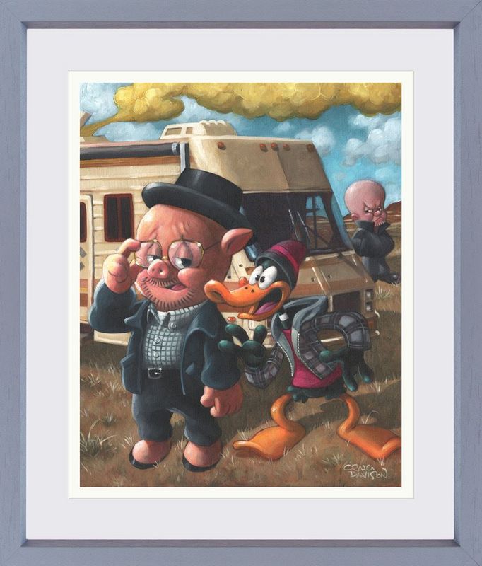 Yeah Thhhience Framed Print on Paper by Artist Craig Davison