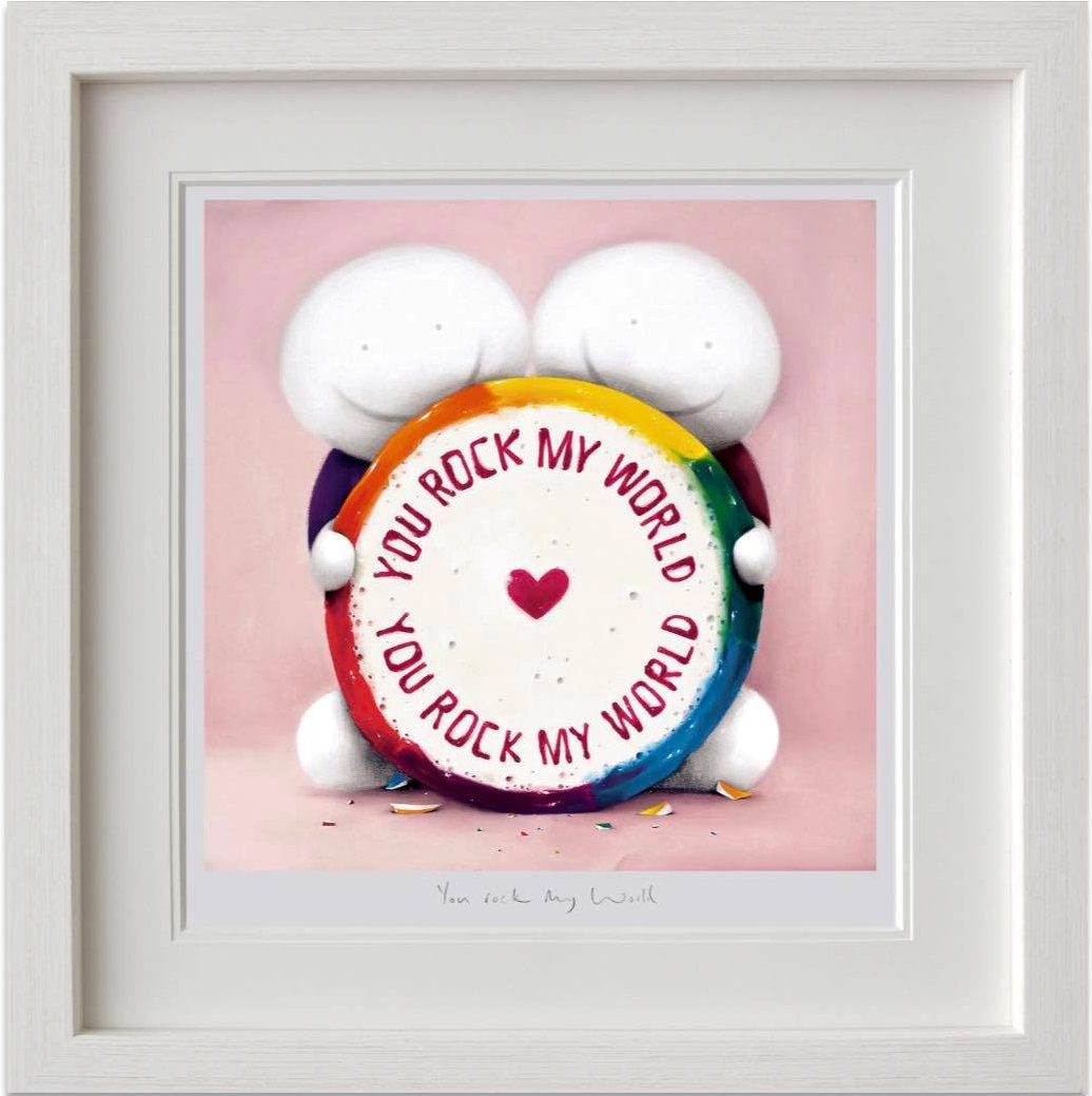 You Rock My World Framed Print by Artist Doug Hyde