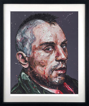 You Talkin To Me Framed Print on Paper by Artist Paul Oz