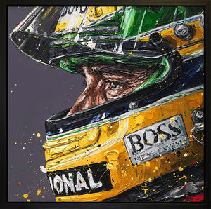 Zenn Framed Limited Edition Embellished Boxed Canvas by Artist Paul Oz